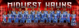 2023 - 008 - MIDWEST HAWKS - 6u All-American - TEAM PHOTO