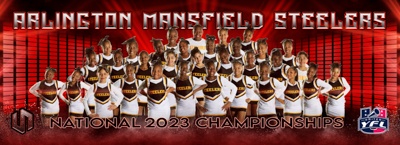 2023 UYFL - Cheer - 72 - Arlington Mansfield Steelers - Allstar Division - PM Session - TEAM PHOTO